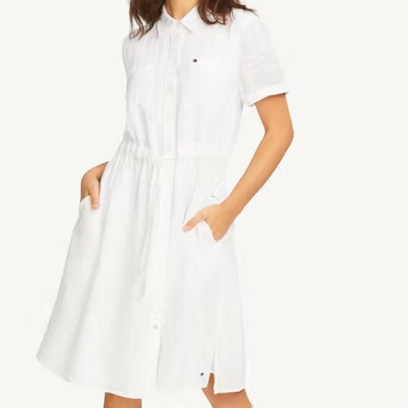 Tommy Hilfiger Dresses & Skirts - **SOLD**Tommy Hilfiger Alisa Linen Shirt Dress